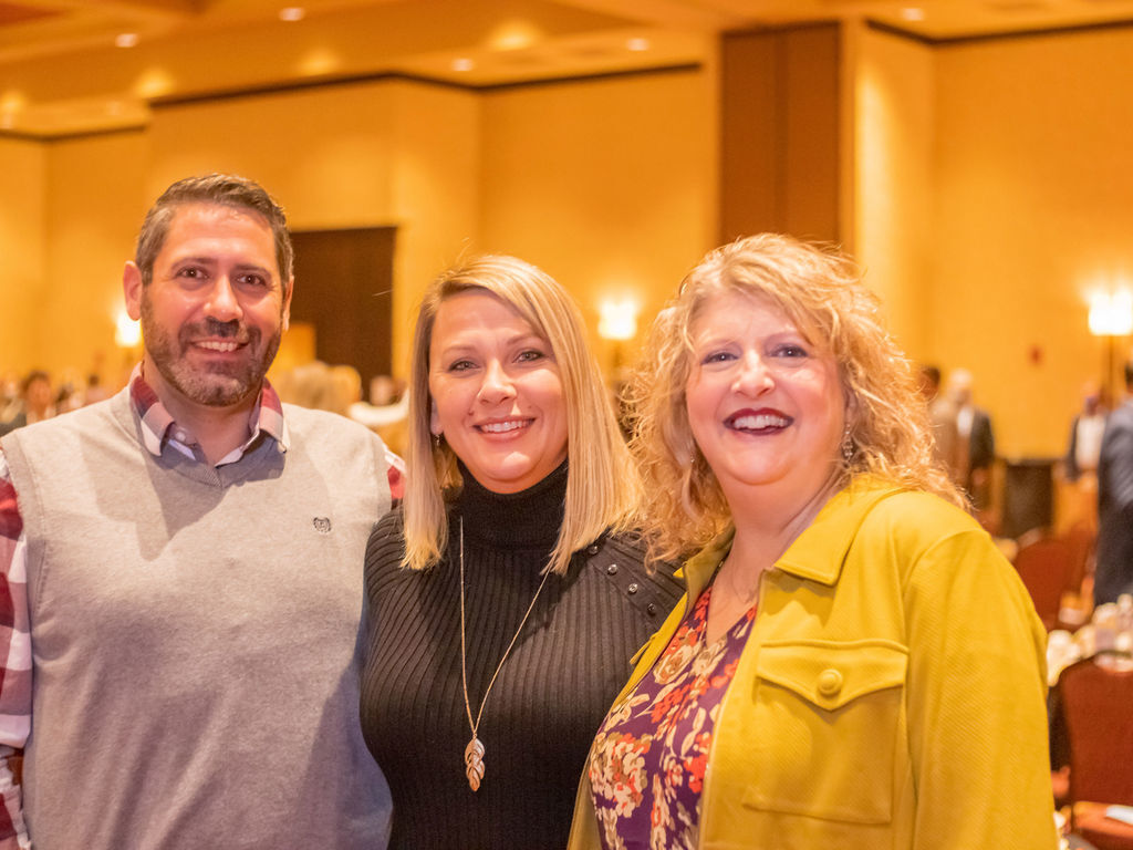 Paul and Lindsey Meister, Cathy Oloffson
